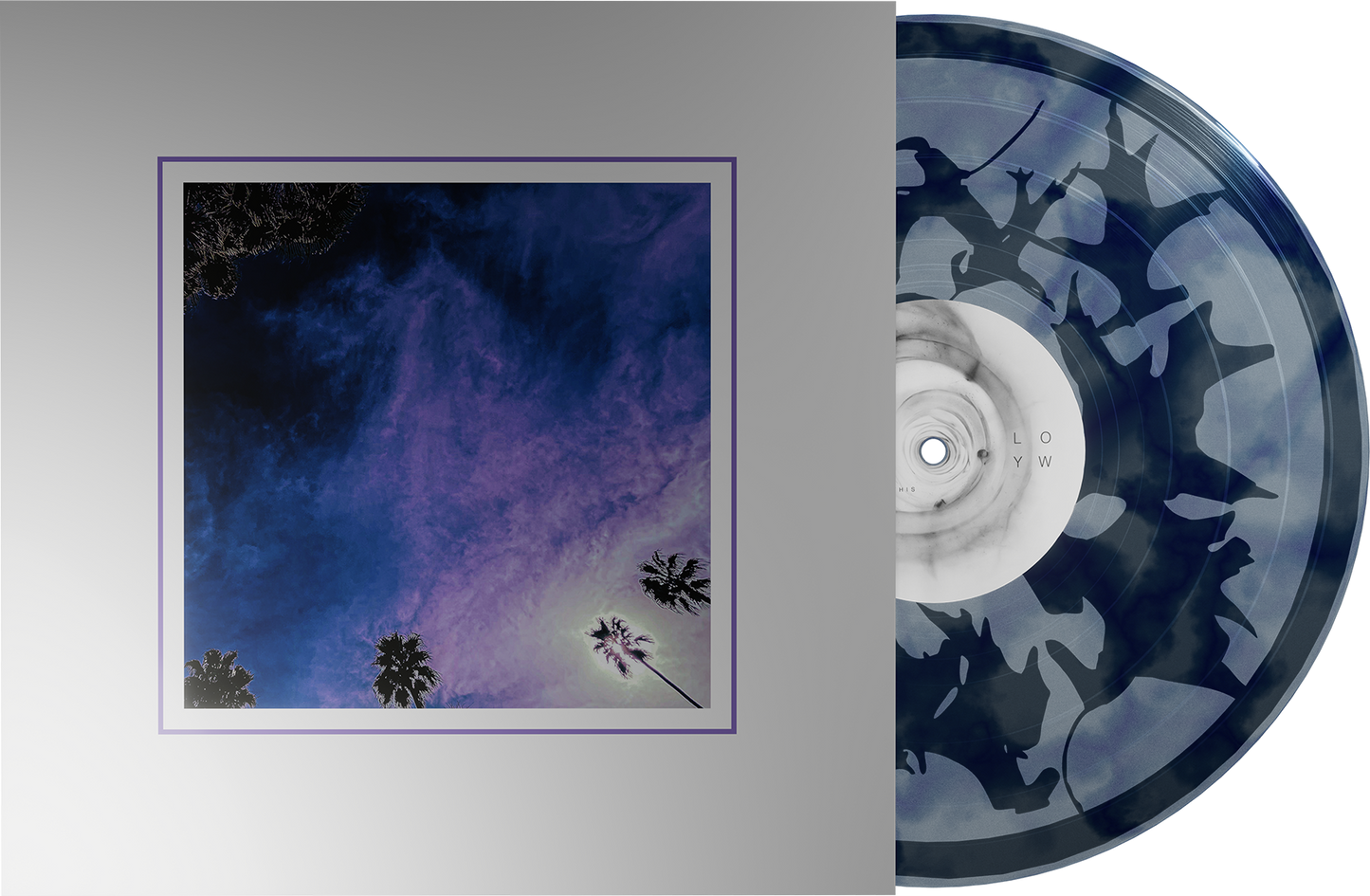 Look Outside Your Window - Vinyl (Leaf-Filled Blue Transparent)